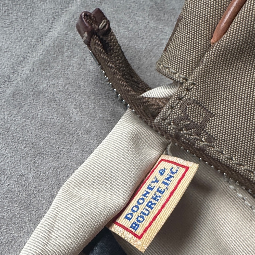 Dooney & Bourke Brown Monogram Shoulder Bag - Picture 9 of 10